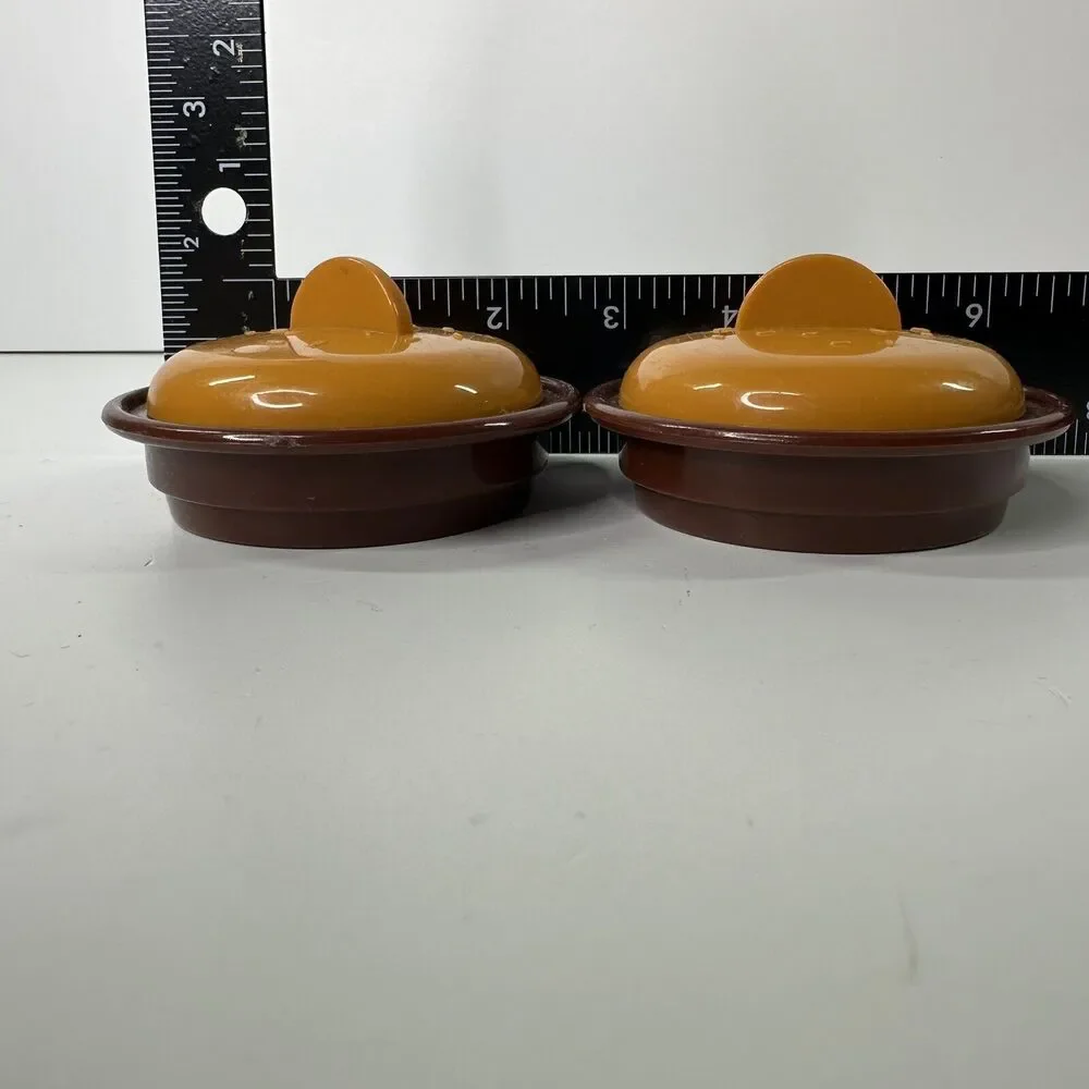 2 Charcoal Companion 2008 Slider Hamburger Press Plastic Bun Shaped 2.5
